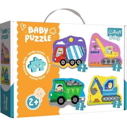 Trefl sestavljanka Baby delovna vozila 36072 Slike