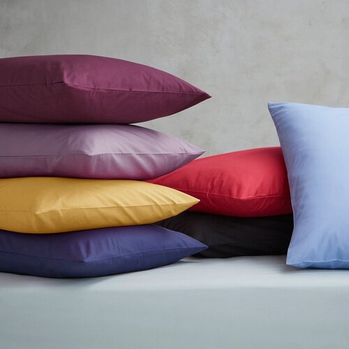 Catherine Lansfield Rumena napenjalna rjuha iz perkala 90x190 cm Easy Iron Percale &amp;ndash; Slike