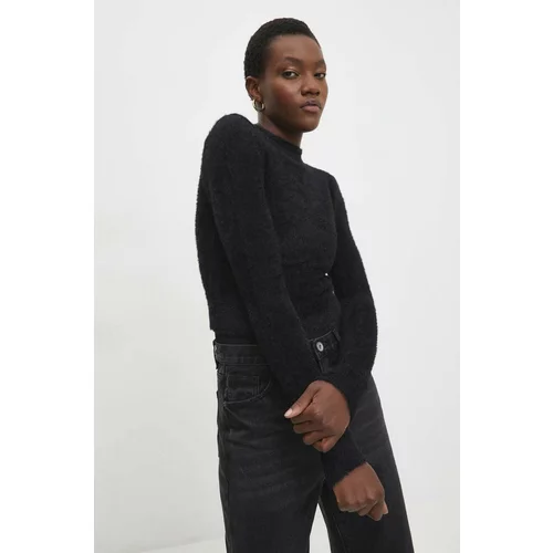 Answear Lab Pulover ženski, črna barva
