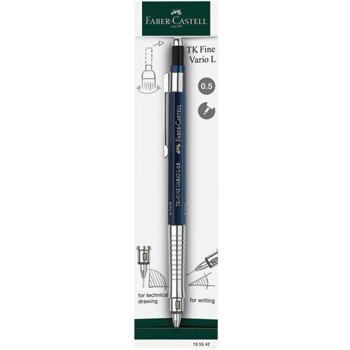 Olovka TEHNIČKA 0,5 MM TK-FINE VARIO L FABER CASTELL 135542 PLAVA Cene