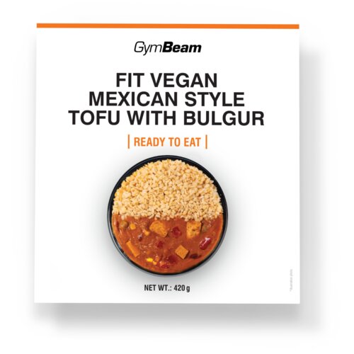 GymBeam FIT Veganski tofu na meksički način s bulgurom Cene