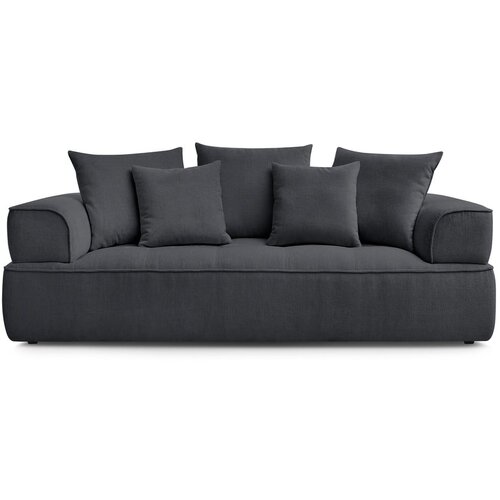 Bobochic Paris Tamno siva sofa od šenila 237 cm Whesley – Cijene