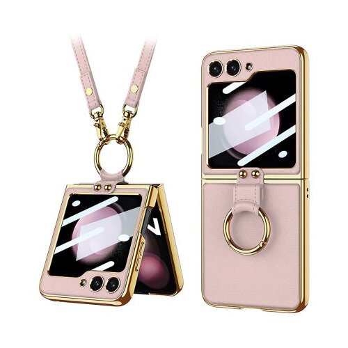  Futrola gold edge za samsung f741b galaxy z flip 6 5g roze (gkk case) ( F116926 ) Slike