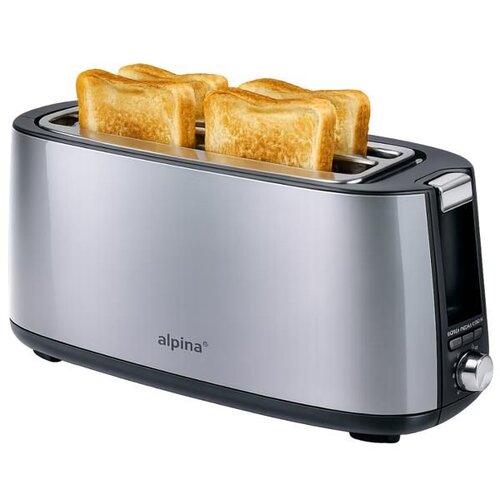 Alpina Toastnik ft4004s-t 4 rezine 1400W iz nerjavečega jekla, (5000545279) Cene