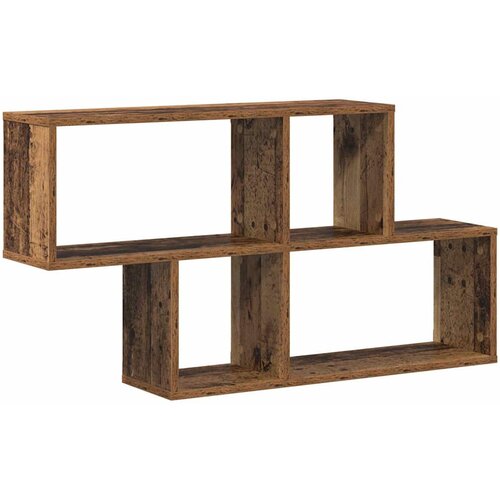vidaXL Stenski regal Drugo Star les 100 x 20 x 53 cm Konstruiran les, (5000044968) Cene