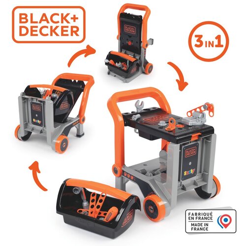 Smoby Smoby: Black & Decker 3 v 1 Devil Workmate miza - 19 kosov Cene