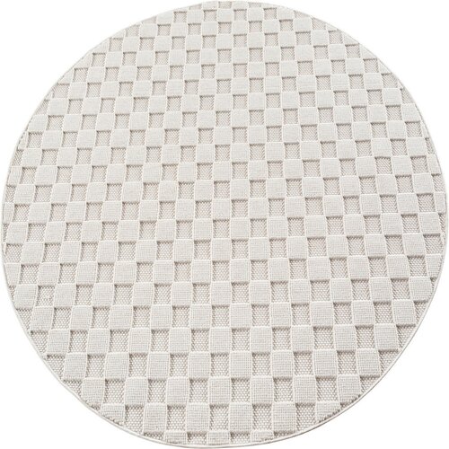 Ay Yildiz RAVNO TKANA PREPROGA HELIX 120 cm tkano krem barve Slike