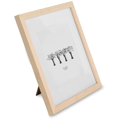 Blumfeldt York, okvir za slike, kvadraten, mere fotografije 20 &amp;times; 20 cm, paspartu, steklo Slike