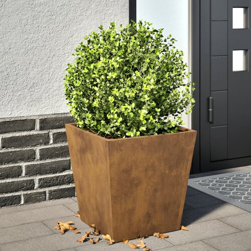VidaXL Vrtno korito 40x40x40 cm corten jeklo Slike