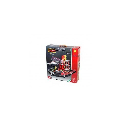 Burago ferrari 1:43 r p racing garage, incl. 1 car BU30197 Cene