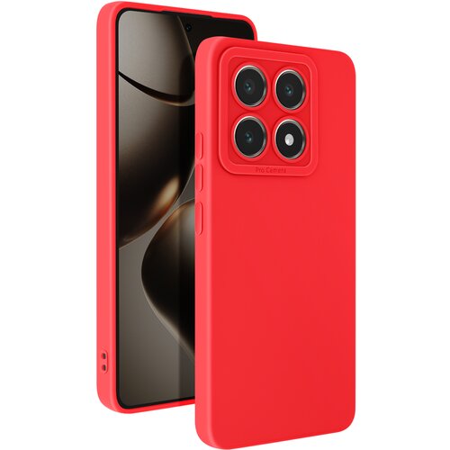 AVIZAR Ohišje za Xiaomi 14T Silikon Matte Camera Block Protected, Rdeča, (5000013579) Cene