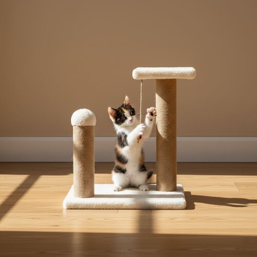 Paws & Whiskers Grebalica za mačke Elsa, bijela Cene