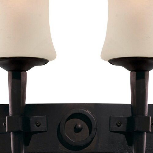Lesnina XXXL Searchlight 0812-2BK - Zidna svetiljka CARTWHEEL 2xE27/60W/230V Slike