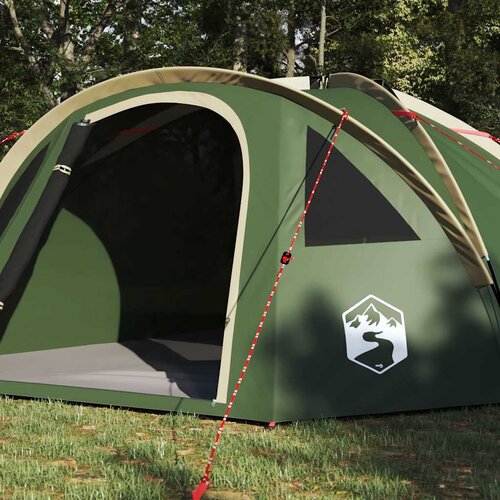  Kamping &amp;scaron;ator s krovom Zelena 308 x 268 x 130 cm Poliester Slike