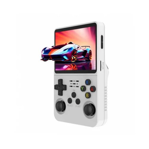 Nikeda Gaming Console - R36S Handheld Console (white) Cene
