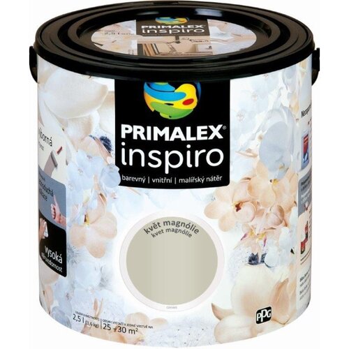  Notranja stenska barva Primalex Inspiro (barva: magnolija; 2,5 l) Slike