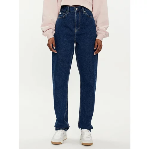 Calvin Klein Jeans Jeans hlače Authentic J20J222748 Mornarsko modra Slim Fit