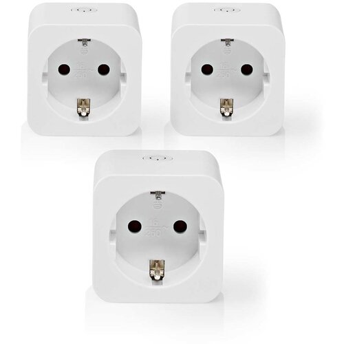 Nedis pametna vtičnica WIFIP121FWT3, WiFi, 3 kos Slike