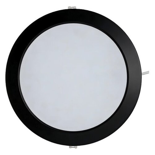Xled 24W 4000K black Ugradni okrugli LED panel plasticni,2640 Lm, φ296*29mm,otvor 225mm,Ra80,IP20 Cene