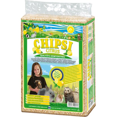 Chipsi Citrus žagovina za glodavcev 3,2 kg Cene