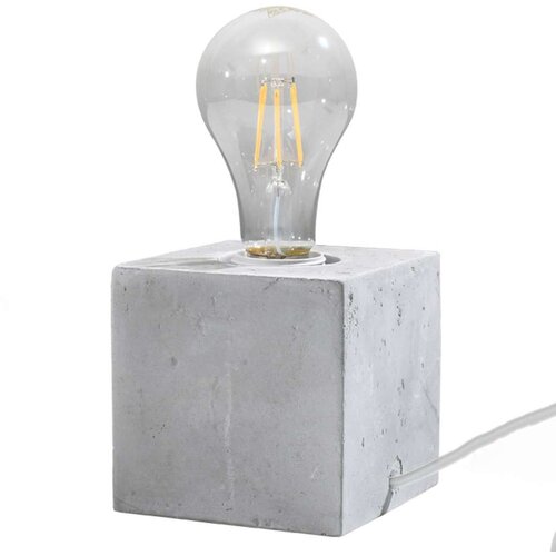 Stolna Sollux SL.0683 - Stona lampa ABEL 1xE27/60W/230V beton Cene
