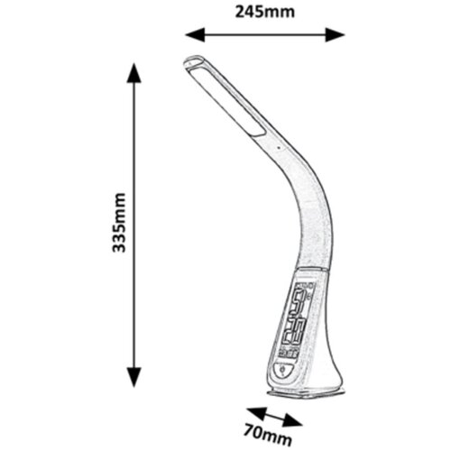 Rabalux lionel,stona lampa., led 5W, crna Slike