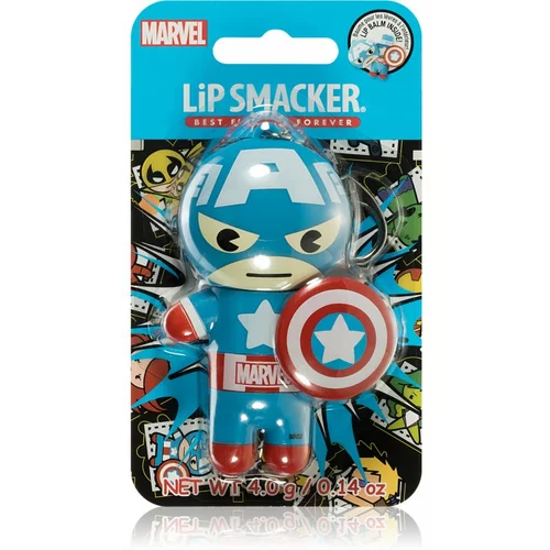 Lip Smacker Marvel Captain America balzam za usne okus Red, White & Blue-Berry 4 g