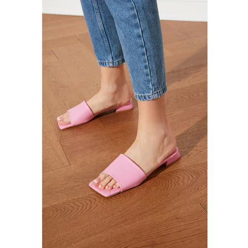 Trendyol Pink Blunt Nosed Women's Slippers