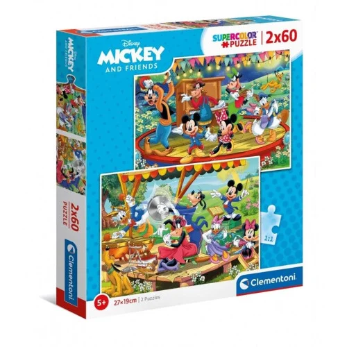 Clementoni Igračka puzzle Mickey i Minnie 2x60 21620