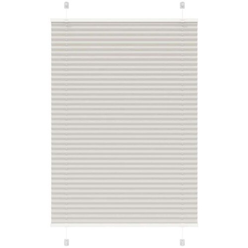 vidaXL Plisirana roleta svijetlosiva 85x100 cm širina tkanine 84,4 cm Cene