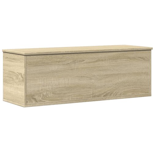 VidaXL &amp;Scaron;katla za shranjevanje sonoma hrast 102x35x35 cm inženirski les, (21327097) Slike