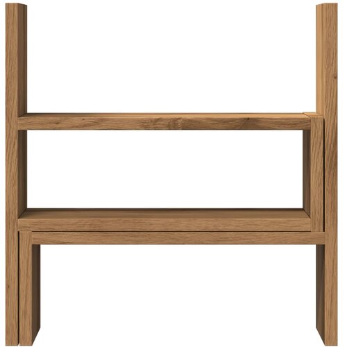  Organizator za stol podesivi boja hrasta 40 x 17 x 41 cm drveni Slike