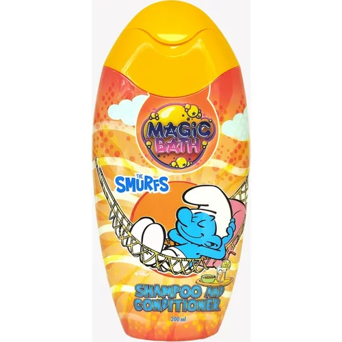 The Smurfs Magic Bath Shampoo & Conditioner šampon i regenerator za djecu 200 ml