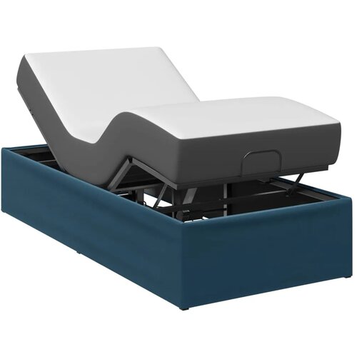  Električni podesivi okvir kreveta Plava 200 x 80 x 33 5 cm - Plava 80 x 200 cm Slike