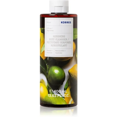 Korres Citrus poživljajoči gel za prhanje 400 ml