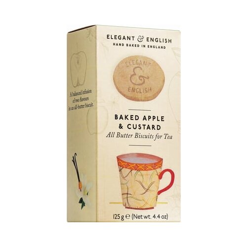 Artisan Biscuits Elegant &amp;amp; English masleni keksi - Pečeno jabolko &amp;amp; vanilina krema Slike