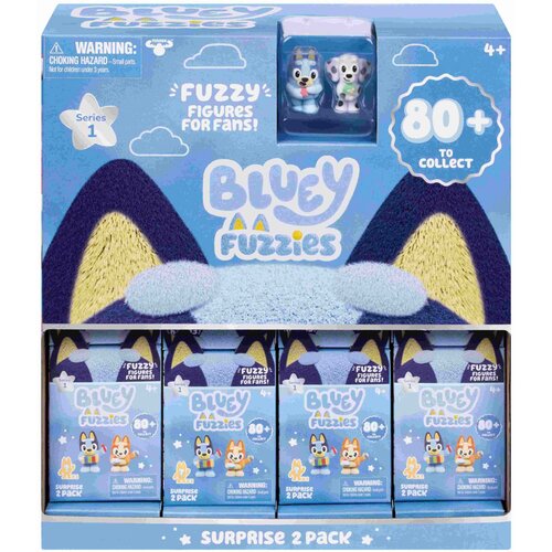 MOOSE ENTERPRISE Bluey Fuzzies figurice iznenađenja set od 2 komada &amp;ndash; razne vrste 1 komad Slike