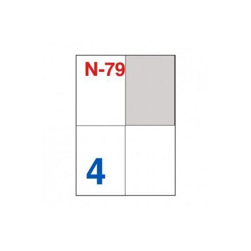 NANO Etikete za laserske i ink-jet pisače , N-79, 105x148 mm, 100/1 Slike
