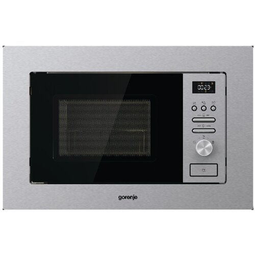 Gorenje BM201AG1X ugradbena mikrovalna pećnica, 20 l, 800 W, Grill, Smart Display, Aqua clean, Inox Cene