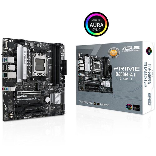 Asus MB PRIME B650M-A II-CSMAMD B650;AM5;4xDDR51x VGA,1x HDMI,1x DP,RAID,microATX Cijene