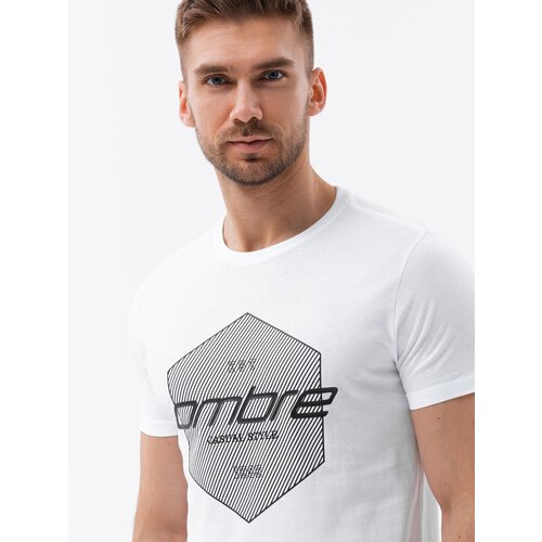Ombre Men's printed cotton t-shirt Cene