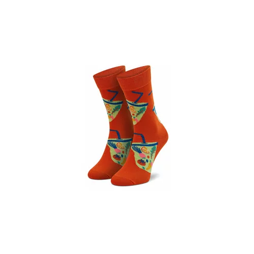 Happy Socks Visoke nogavice Unisex SMO01-4300 Oranžna