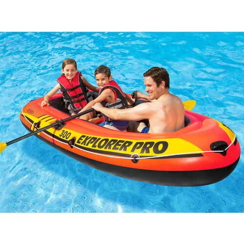 Intex Explorer Pro 300 Set napihljiv čoln z vesli in tlačilko 58358NP Cene