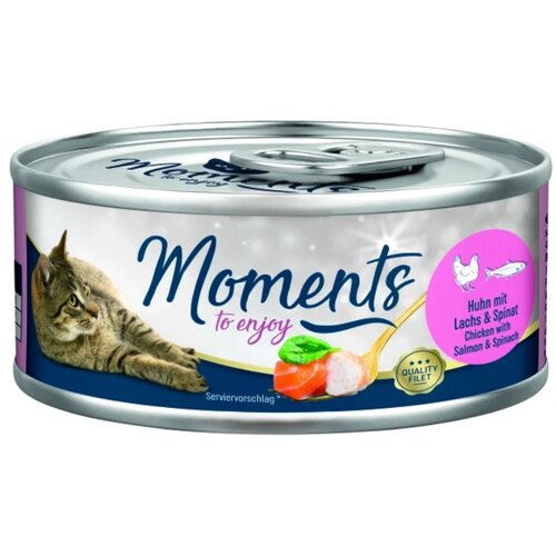 Moments Cat Adult losos i &scaron;pinat 70 g konzerva Cijene