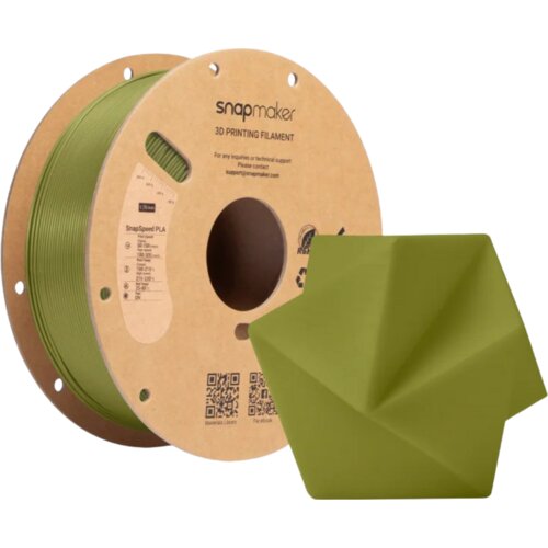 Snapmaker SnapSpeed PLA Olive Green (RFID) - 1,75 mm / 1000 g Cene