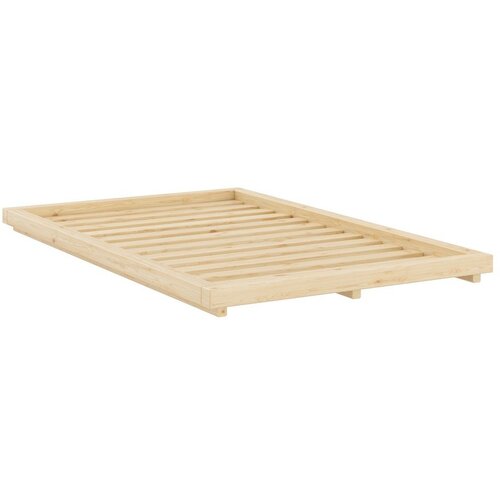 Karup Krevet od masivnog bora bez uzglavlja s podnicom 120x200 cm u prirodnoj boji Dock &ndash; Cijene
