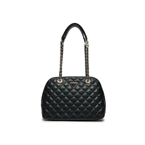 Guess Ročne torbice GIULLY DOME SATCHEL Črna Cene