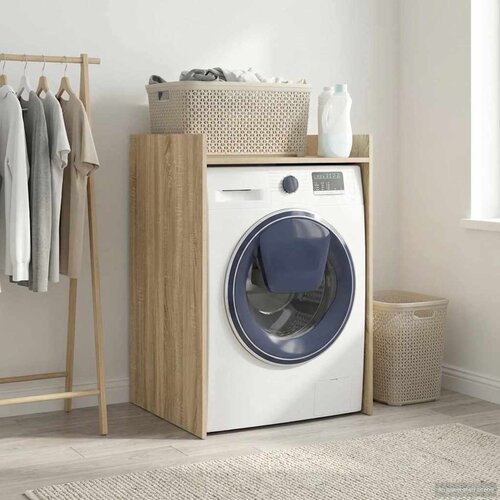  Ormar za perilicu rublja s pohranom Sonoma 67,5 x 62 x 97 cm Slike