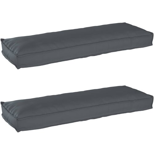  Set jastučića za palete 2 pcs Antracit 120 x 40 x 8 cm Cijene