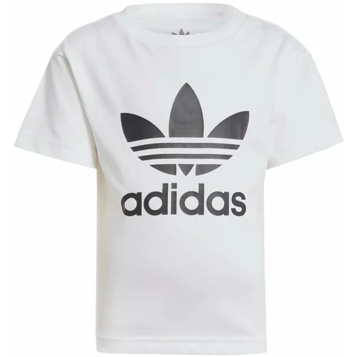 Adidas Majica 'Trefoil' črna / bela